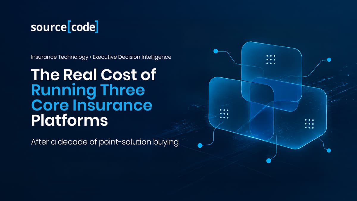 the real cost of running three core insurance platforms